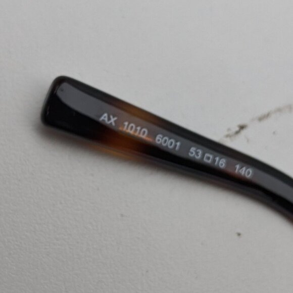 🕶️ Armani Exchange AX1010-6001 Cat Eye Eyeglasses 53/16-140 / ALG652🕶️ - Picture 6 of 8
